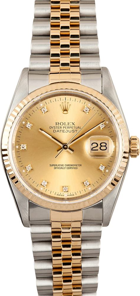 rolex datejust 16233 year